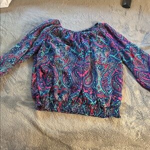 Colorful Paisley Women's Top